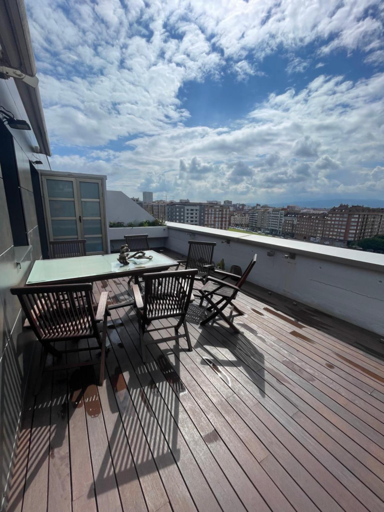 El Atico De La Playa Parking Gratis Apartman Gijón Kültér fotó