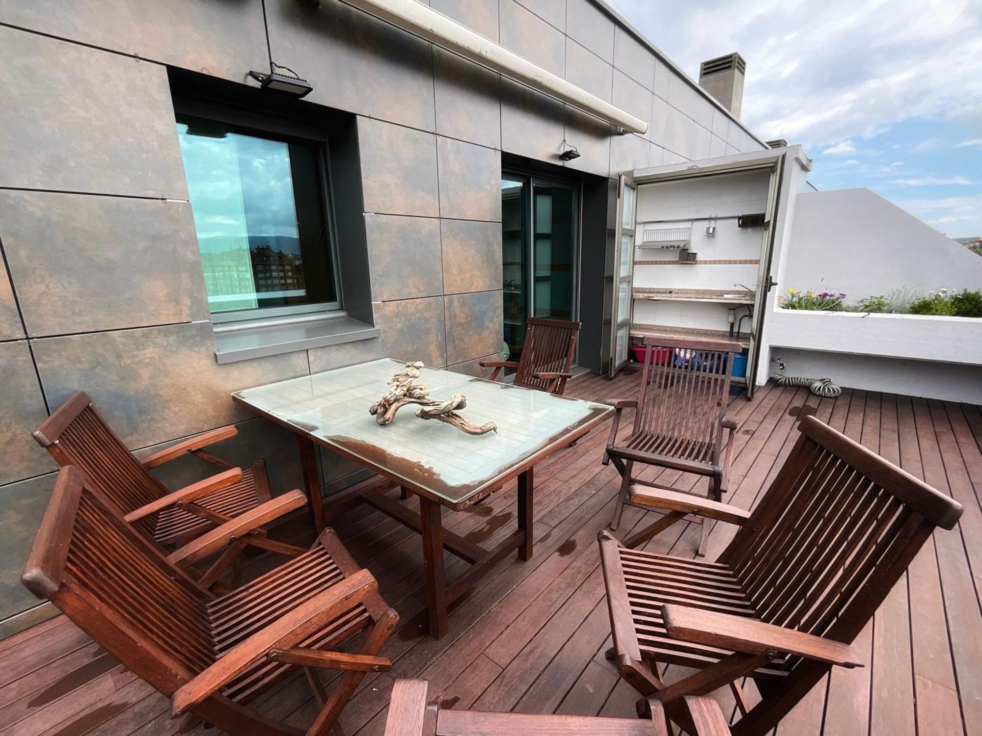 El Atico De La Playa Parking Gratis Apartman Gijón Kültér fotó